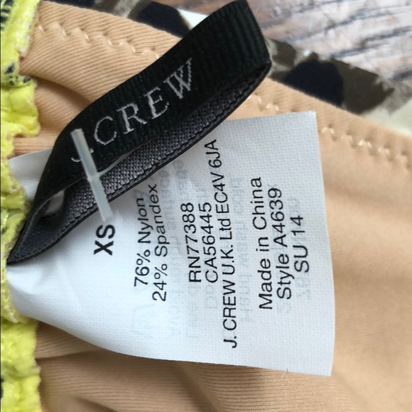 Jcrew Floral Swimsuit Top - Picture 3 of 4